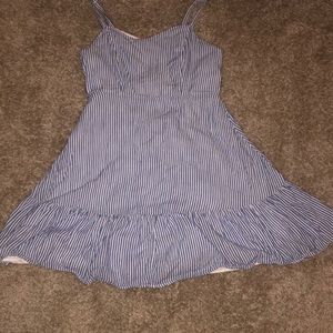 Blue & White Striped Dress - Old Navy